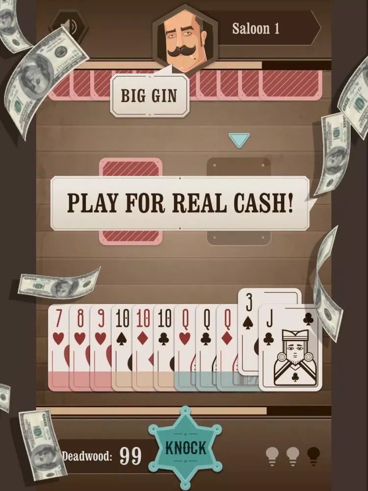صور Gin Rummy: Cash Tournaments iPad 