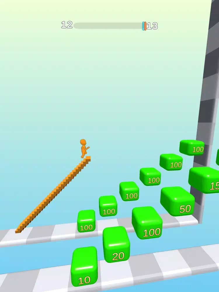 Ảnh chụp màn hình của Stair Race iPad 