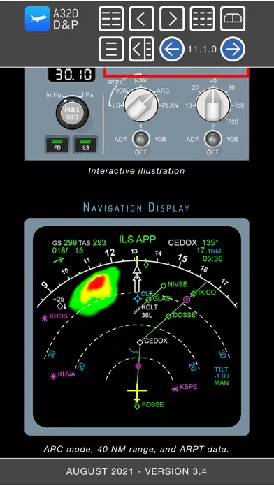 Скриншоты A320 Displays and Panels