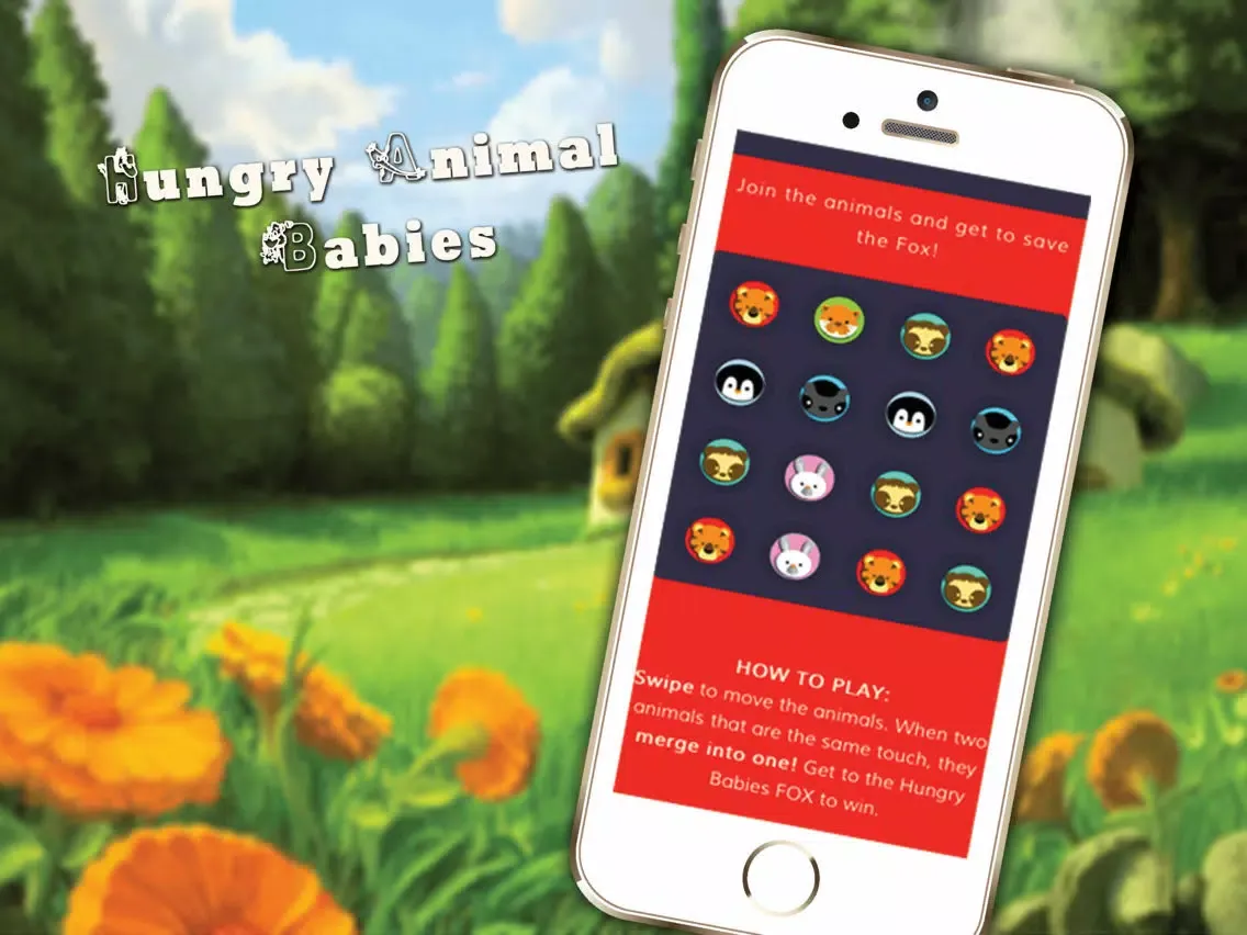 Captures d'écran de Hungry Animal Baby iPad 