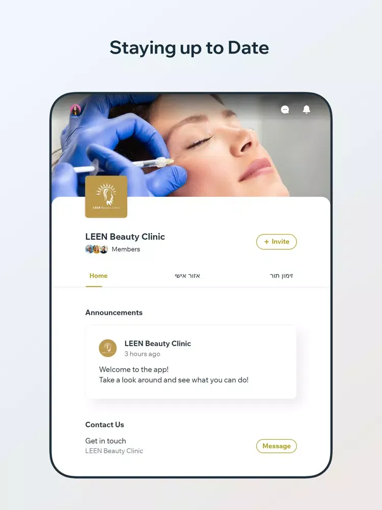 LEEN Beauty Clinic iPad  Screenshots