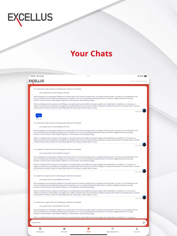 Zrzuty ekranu Excellus iPad 