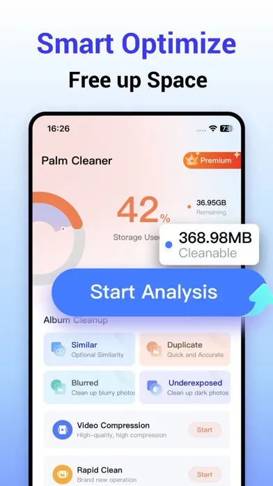 Palm Cleaner - Cleanup Storage Ekran Görüntüleri