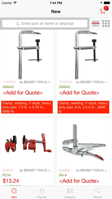Bessey Tools سکرین شاٹس