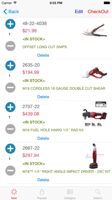 Lee's Tools for Milwaukee Electric应用截图