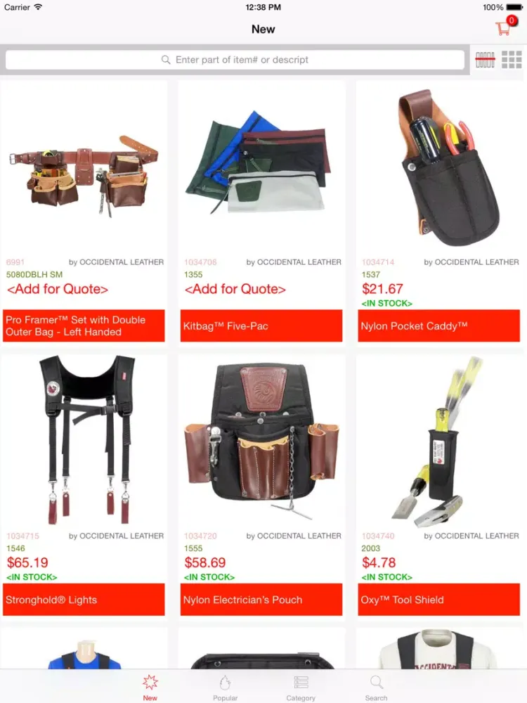 Tangkapan skrin Lee’s Tools For Occidental iPad 