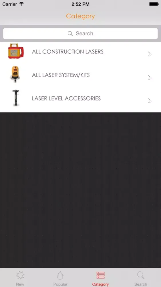 Tangkapan skrin Pacific Laser Systems