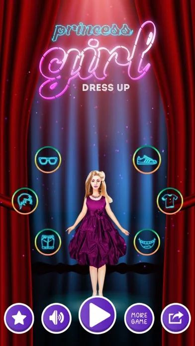 Princess Girls Dress Up سکرین شاٹس