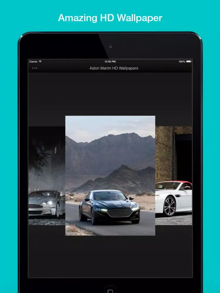 Great gallery - HD Wallpapers and Backgrounds Collection of Aston Martin Cars Edition iPad 应用截图