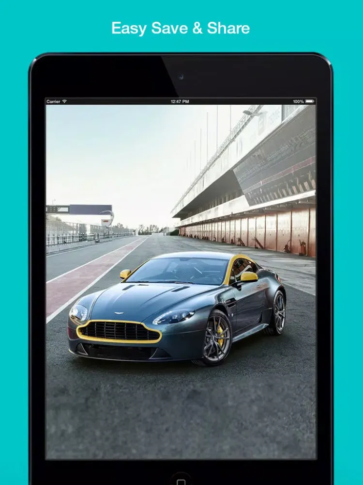 Great gallery - HD Wallpapers and Backgrounds Collection of Aston Martin Cars Edition iPad 应用截图