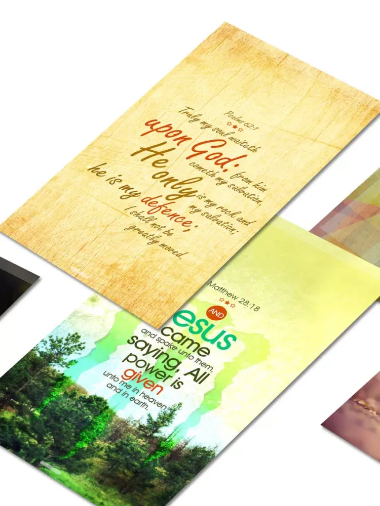 Capturas de tela do Holy Bible Quotes Wallpapers Lock Screen Themes iPad 