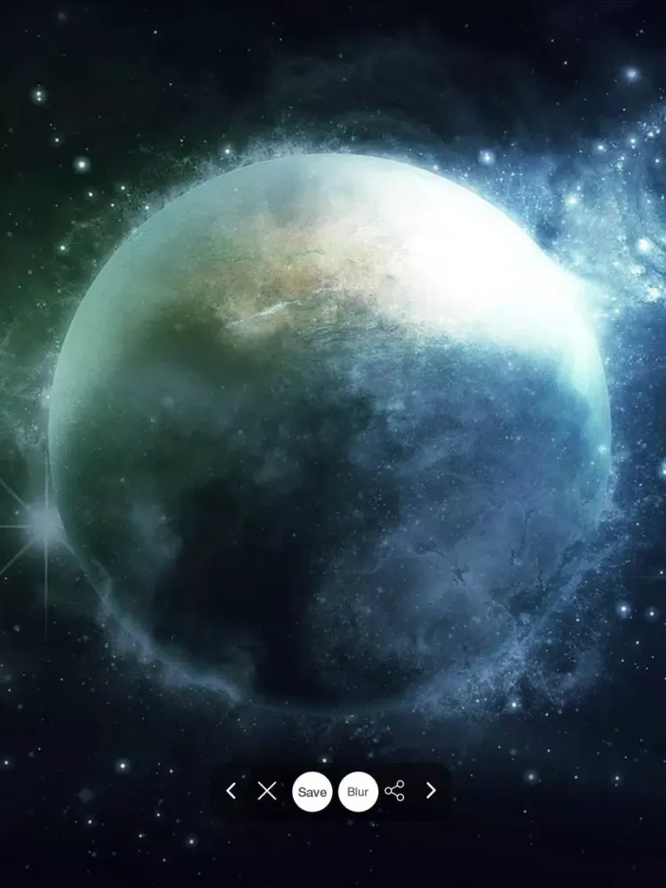 Screenshot di Wallpapers for Space & Galaxy Backgrounds Free iPad 