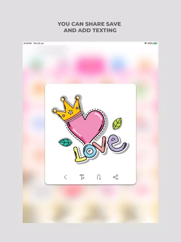 PopArt Sticker - Comic Sticker iPad  سکرین شاٹس