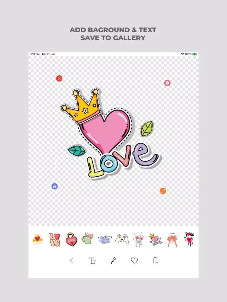 PopArt Sticker - Comic Sticker iPad  سکرین شاٹس