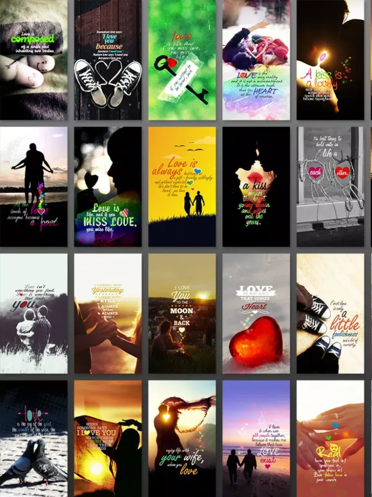 Love Quotes & HD Wallpapers : Full of Love Backgrounds iPad  Screenshots