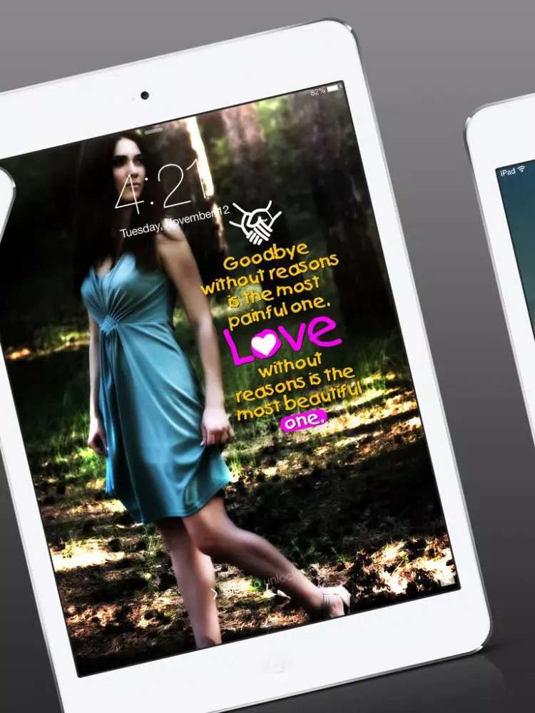 Love Quotes & HD Wallpapers : Full of Love Backgrounds iPad  Screenshots