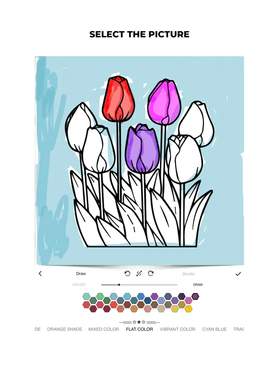 Coloring Sketch Book Pages iPad  Screenshots