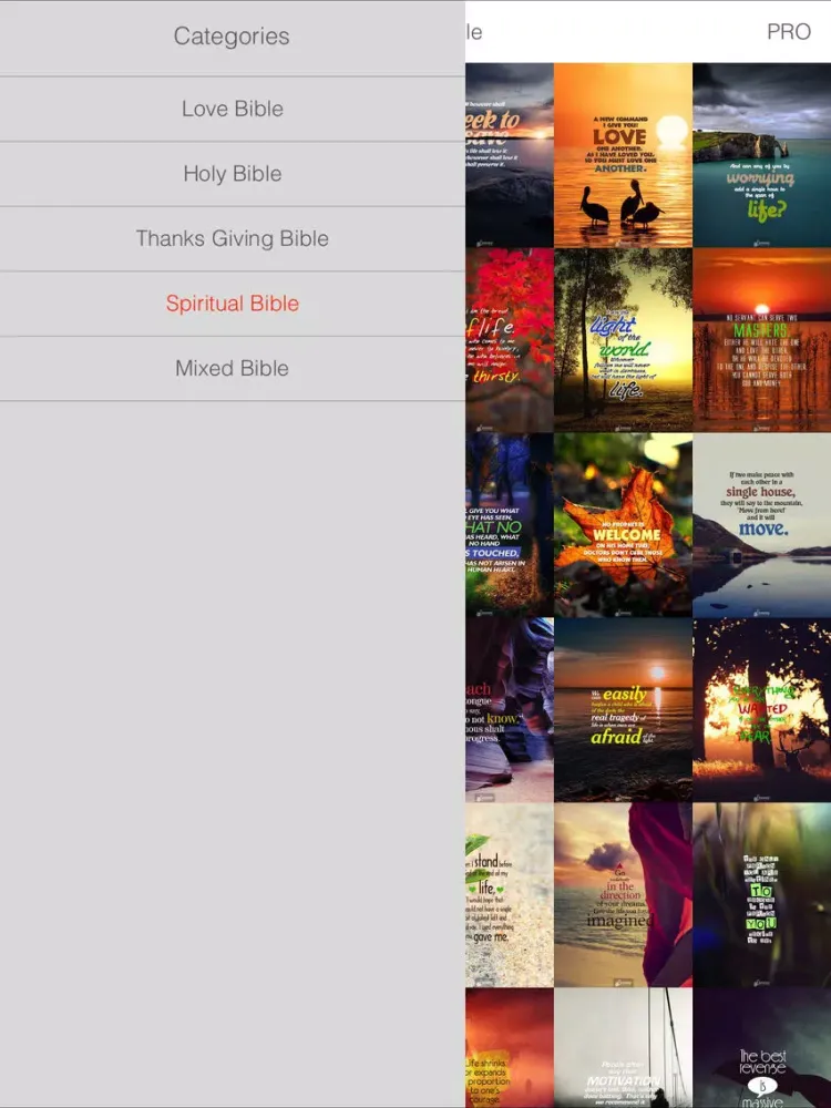 Spiritual Bible Quotes & Verses Wallpapers Themes iPad  Screenshots