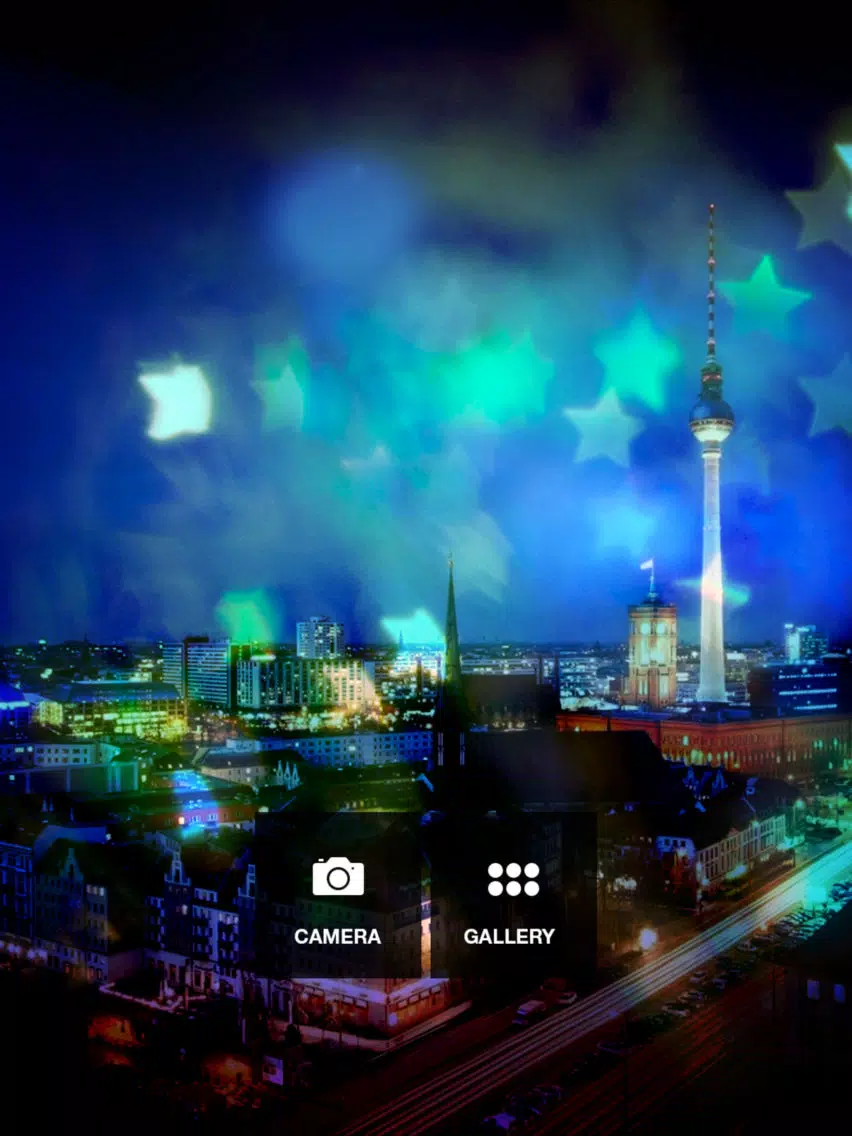 Christmas Star Bokeh Photo Effects Studio iPad 应用截图