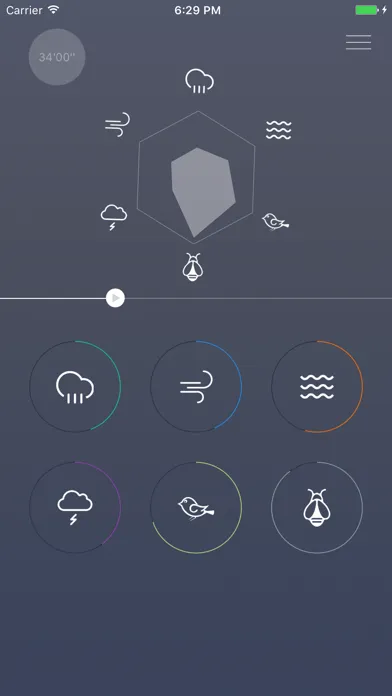 Capturas de tela do white noise-sounds for sleep and relaxation