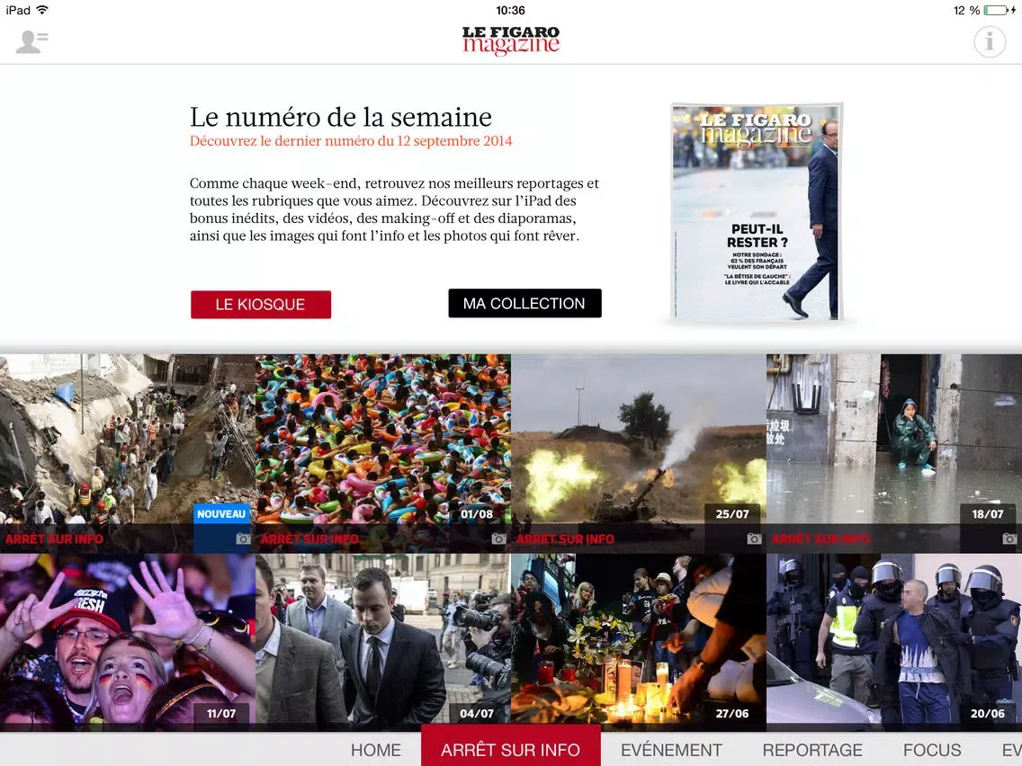 Le Figaro Magazine iPad  স্ক্রিনশট