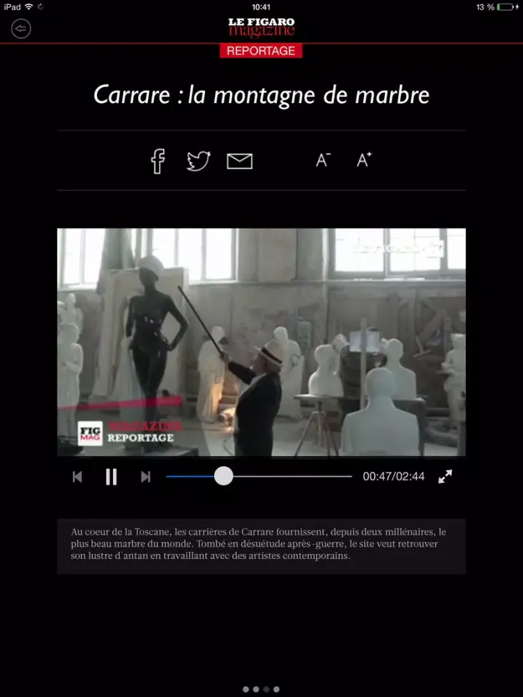 Le Figaro Magazine iPad  স্ক্রিনশট