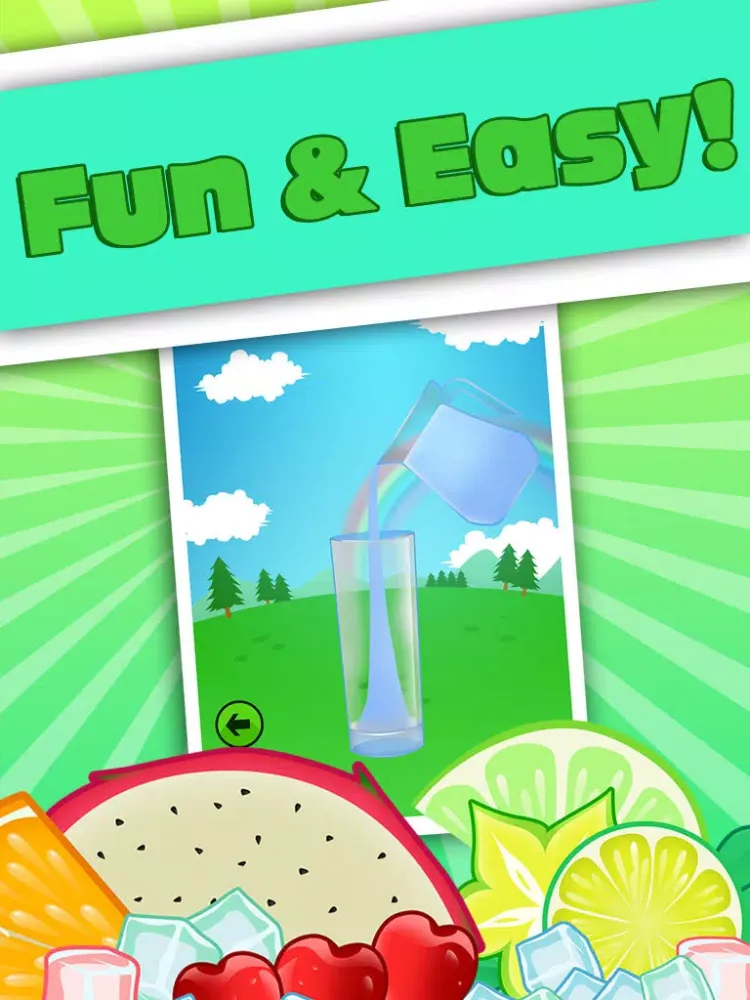 Capturas de pantalla de ``Cartoon`` Soda Maker - Free Make Your Own Drinks Game iPad 