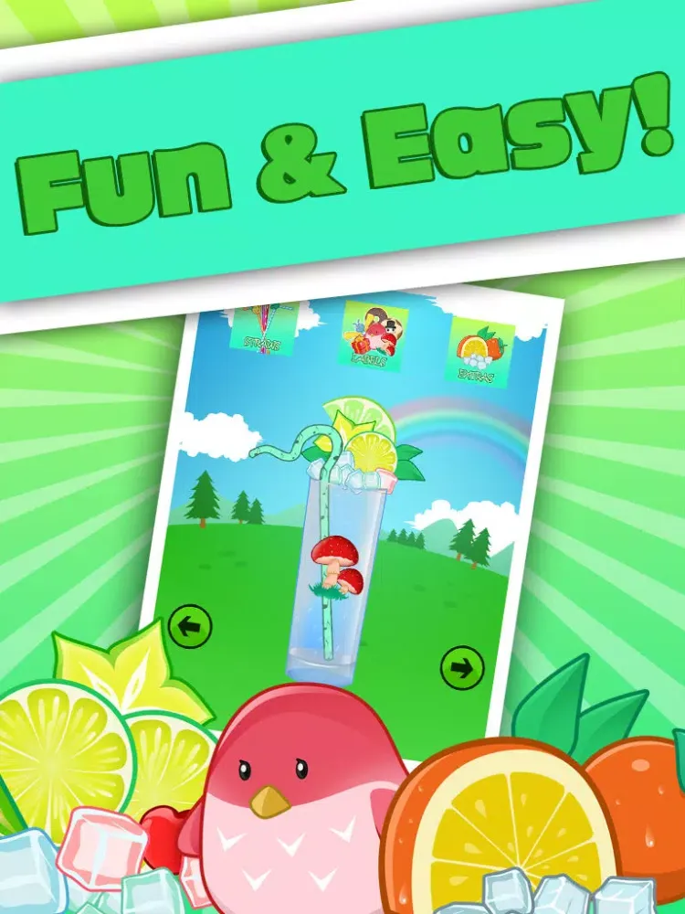 Capturas de pantalla de ``Cartoon`` Soda Maker - Free Make Your Own Drinks Game iPad 