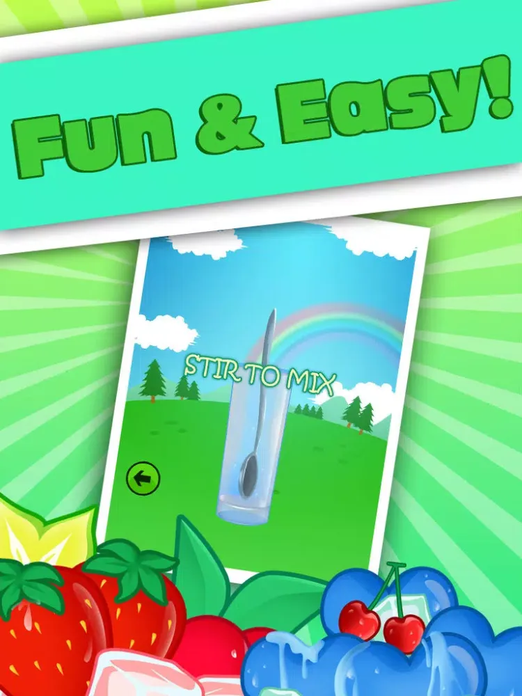 Capturas de pantalla de ``Cartoon`` Soda Maker - Free Make Your Own Drinks Game iPad 