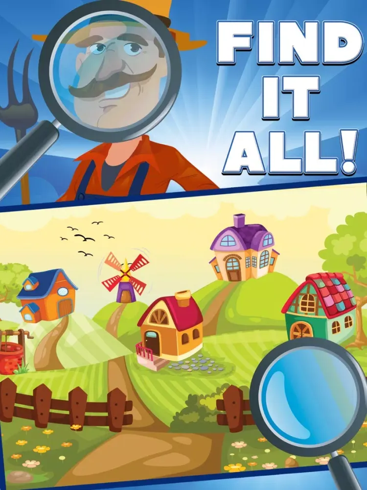 Hidden Objects - FarmFun iPad 应用截图
