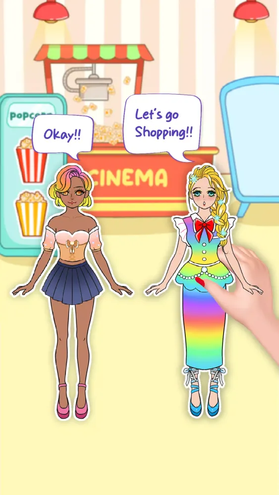 Left Or Right: Dress Up Diary Ekran Görüntüleri