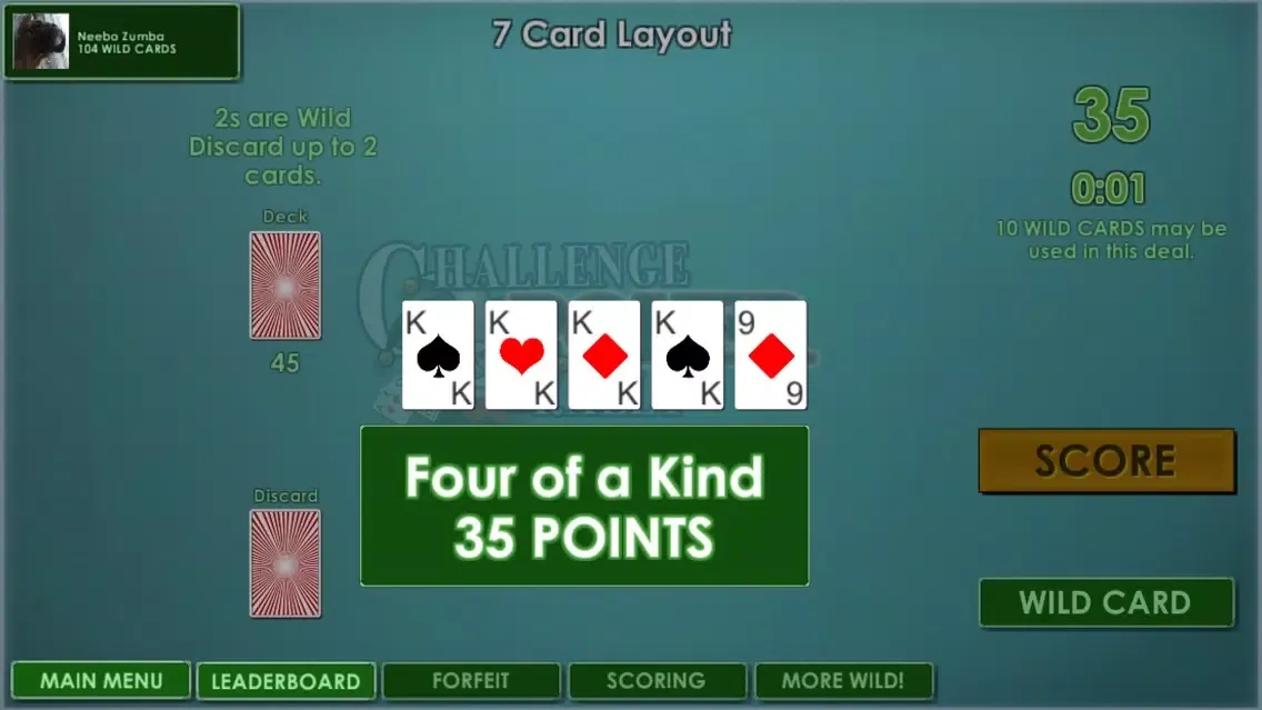 Captures d'écran de Challenge Poker Rally