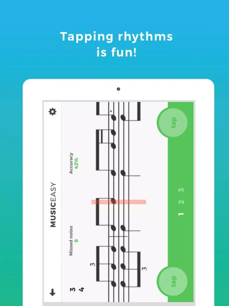 Tangkapan layar MusicEasy PRO - Learn to Read Music iPad 