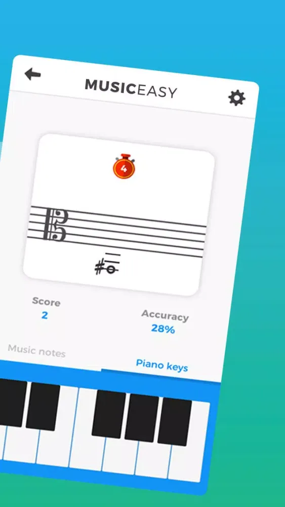 Tangkapan layar MusicEasy PRO - Learn to Read Music