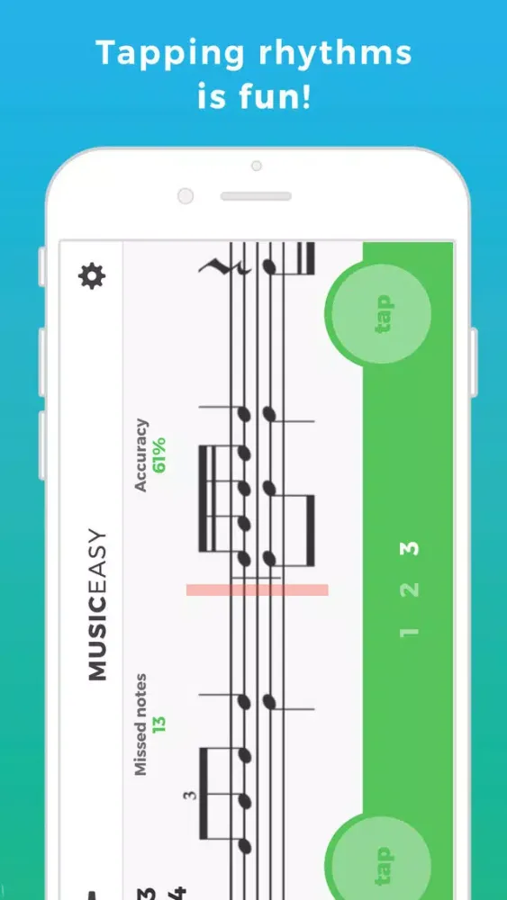 Tangkapan layar MusicEasy PRO - Learn to Read Music
