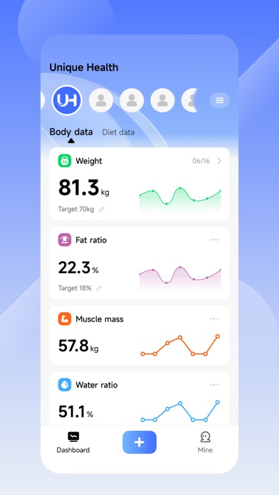 Zrzuty ekranu Unique Health
