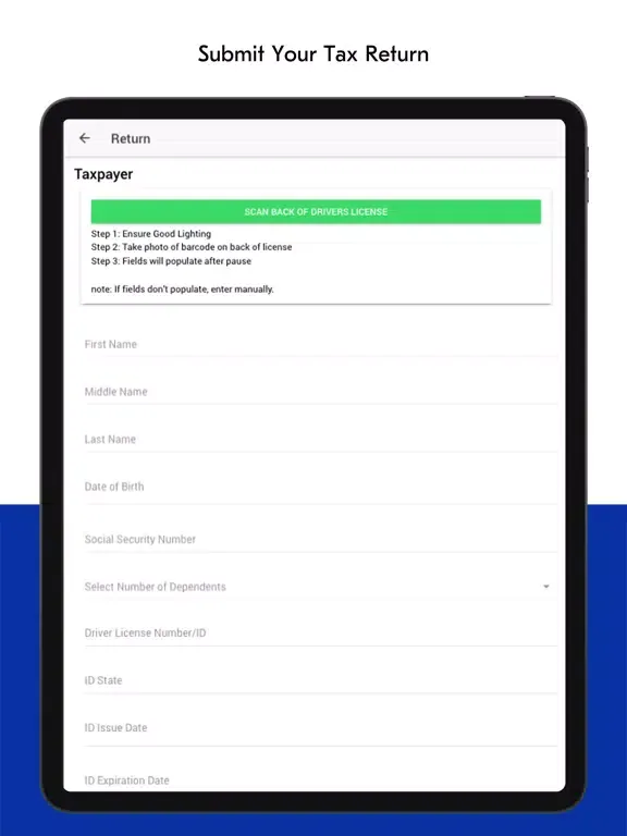 Tangkapan layar LEGACY UNITED SERVICES iPad 