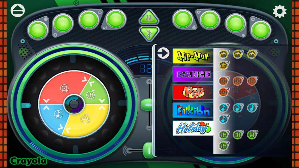 Crayola DJ 스크린샷