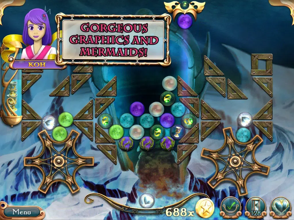 League of Mermaids: Match-3 iPad  Screenshots