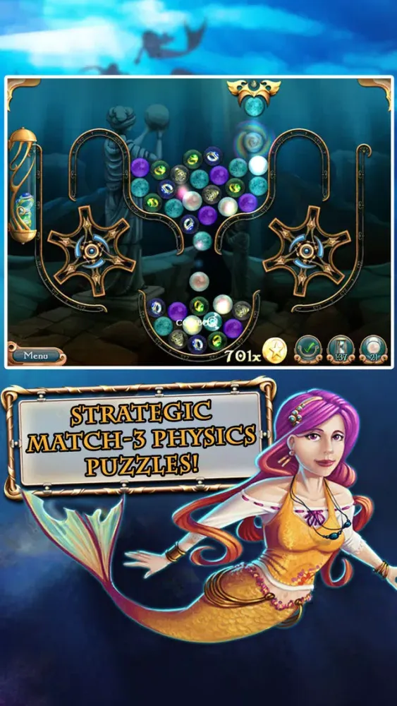 League of Mermaids: Match-3 Screenshots