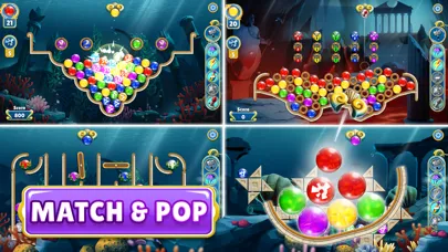 Pearls of Atlantis Match & Pop स्क्रीनशॉट