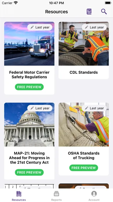 Trucking Standards Online Screenshots
