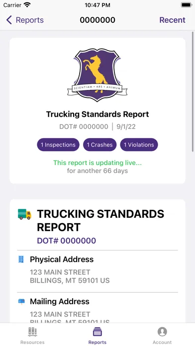 Trucking Standards Online Screenshots
