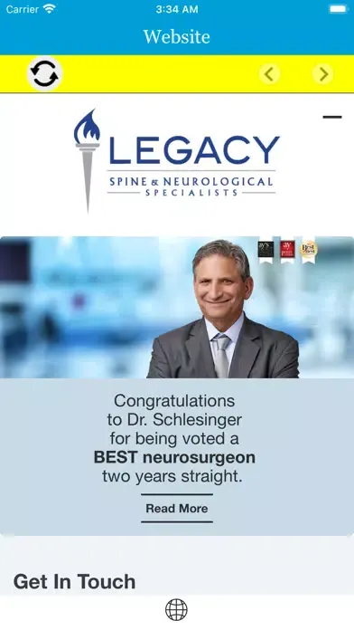 Legacy Spine and Neuro Ekran Görüntüleri