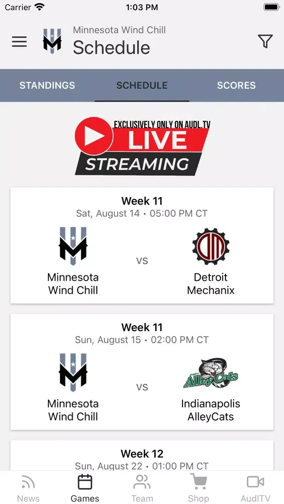 Tangkapan skrin Minnesota Wind Chill