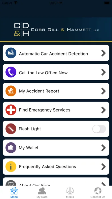 Captures d'écran de Cobb, Dill & Hammett Law App