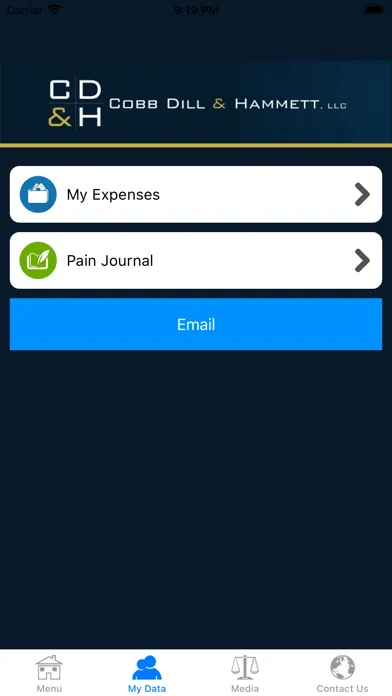 Captures d'écran de Cobb, Dill & Hammett Law App