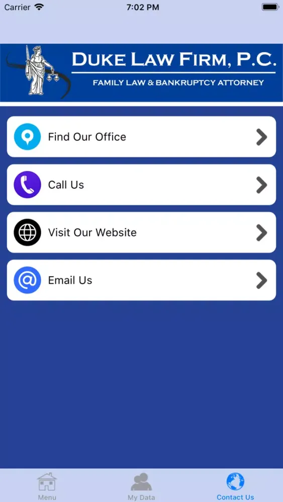 Capturas de pantalla de Duke Law Firm, P.C. App