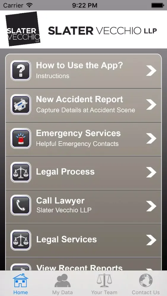 Slater Vecchio Personal Injury Help App应用截图