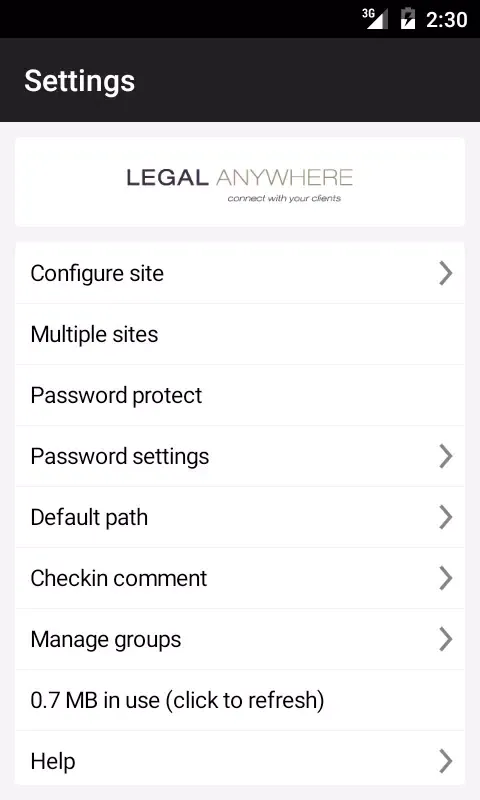 Скриншоты Legal Anywhere
